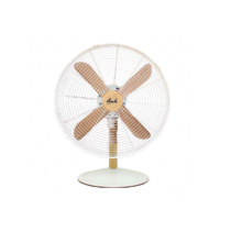Asahi XF-6004 16in Wood Series Desk Fan White